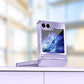 Składane etui na telefon Samsung Z Flip 5/4/3 z matową powłoką galwaniczną