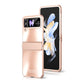 Składane etui na telefon Samsung Z Flip 5/4/3 z matową powłoką galwaniczną