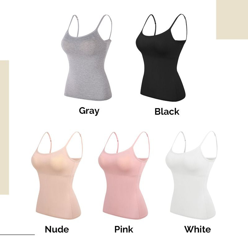 Soutien-gorge intégré caraco en coton stretch